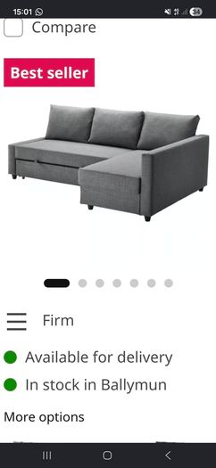 L couch Bed
