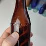 230 - Vintage Mineral Waters Distributors Mi-Wadi Clear Glass Decorative Collectible Bottle Image 5