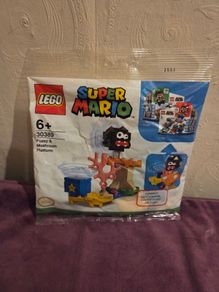 Brand New Lego Super Mario Fuzzy and Mushroom Platform