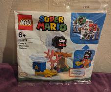 Brand New Lego Super Mario Fuzzy and Mushroom Platform