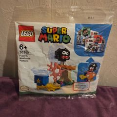 Brand New Lego Super Mario Fuzzy and Mushroom Platform