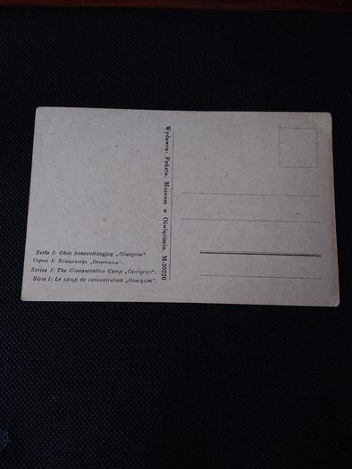 Auschwitz : A View of The 11th Barrack : WW2 Postcard