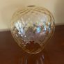 Glass Ceiling Light Shade In Prestine Vintage Condition. Stunning Gold / Amber Hue Colouring. Beautiful Image 9