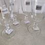 Set of 4  Bohemia Bubble Stem Glasses, Made in EU Stemware, Water Wine Stem Glasses, Crystal Goblets, Original Stickers Image 7