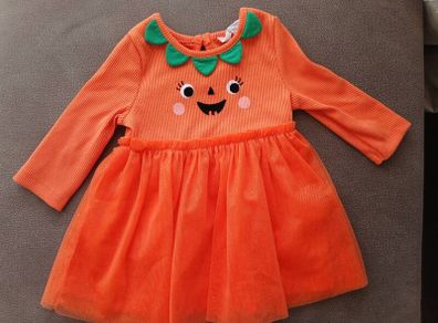 pumpkin halloween dress 0 - 3 mths