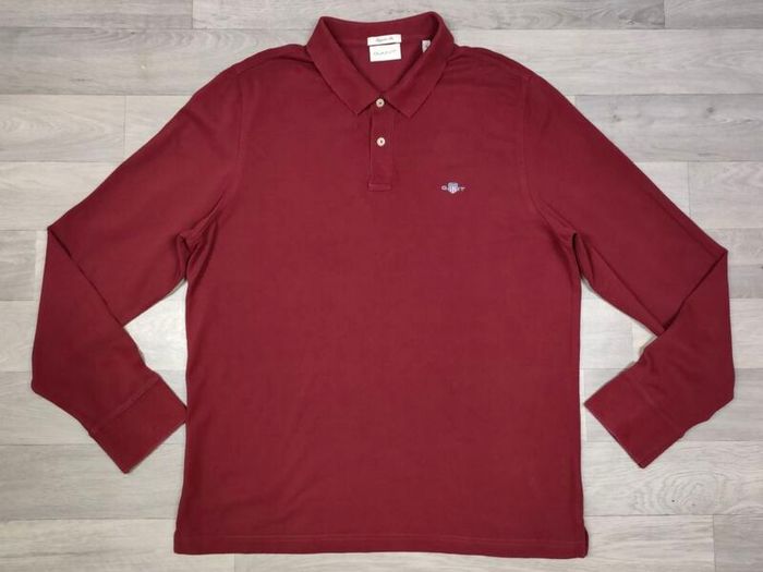 Gant Long Sleeve Polo Shirt Mens L/XL