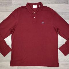 Gant Long Sleeve Polo Shirt Mens L/XL