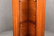 Mid century teak  corner bar cabinet vintage Danish