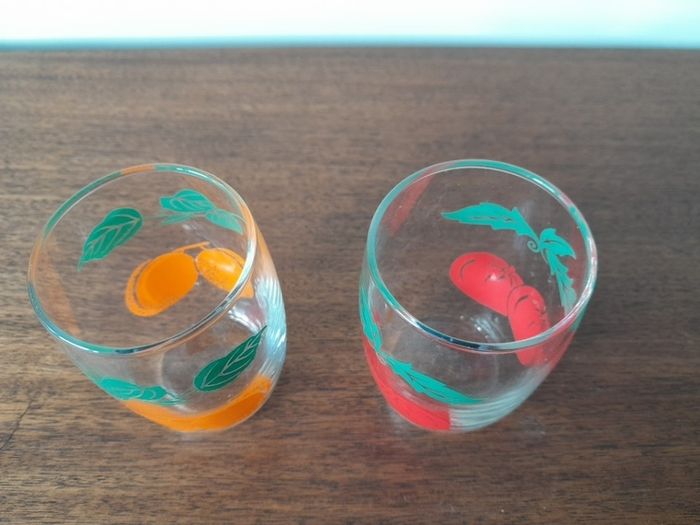 Vintage Juice Glasses set of 2