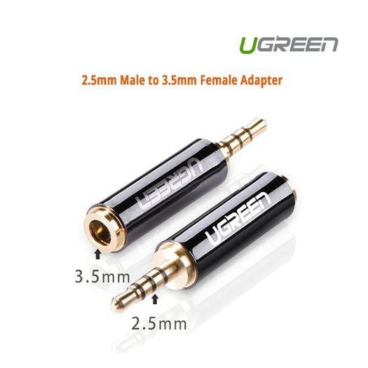 1 2.5mm Male to 3.5mm Female Adapter