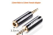 1 2.5mm Male to 3.5mm Female Adapter