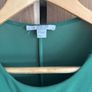 Cos green drape front dress size XS (8) Image 2