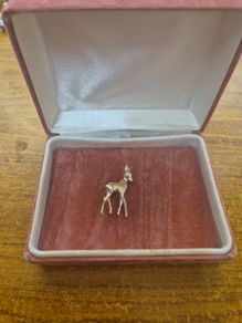 Vintage Baby Deer Brooch