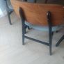 Dining table 4 chairs and bench. Image 2