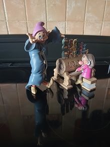 Disneys Snow White And The 7 Dwarfs Toy Piano Accordion With Dopey Figure