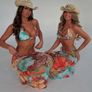 bikini matching sarong beach wear hut Image 2