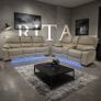 Rita Electric Leather Recliner Sofa Range Image 3