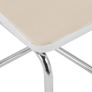 Cantilever Dining Chairs 2 pcs Cappuccino Faux Leather Image 4