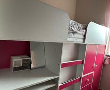 High sleeper bed with storage