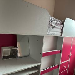 High sleeper bed with storage