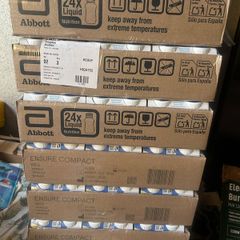 6 trays of ensures. there