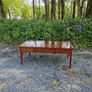 vintage coffee table , brass handle , one draw Image 9
