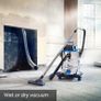 30L Wet Dry Workshop Vacuum Cleaner with Power Socket Image 2