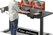 160x75CM Electric Standing Desk Height Adjustable Corner Standing Desk