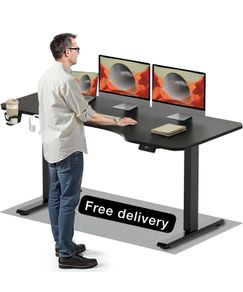 160x75CM Electric Standing Desk Height Adjustable Corner Standing Desk