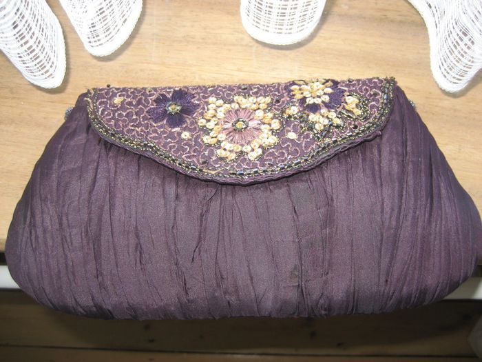 Ladies clutch silk bag