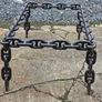Handmade Industrial Chain Coffee Table - Heavy Steel - B Image 7