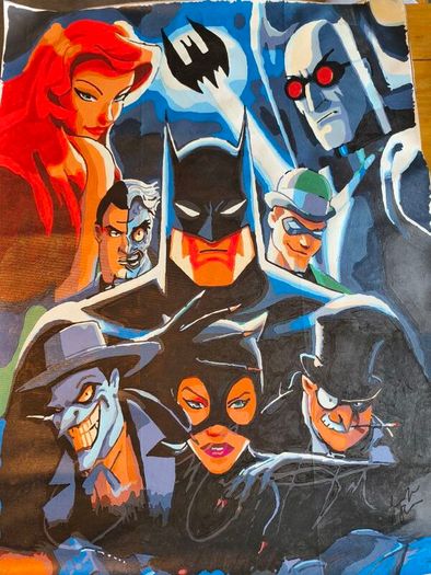 Batman painting