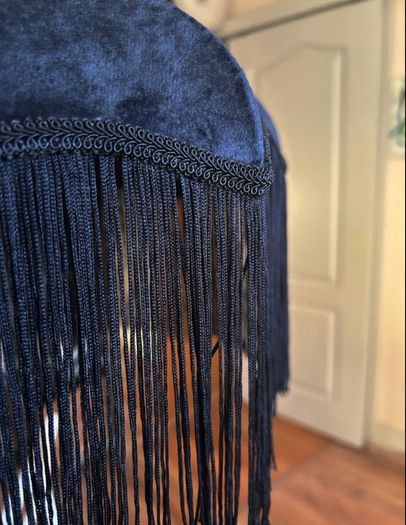 Lampshade velvet fringe lamp shade