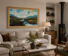 Original Vincent Meehan Oil Painting (Large Statement Piece Landscape)