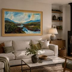 Original Vincent Meehan Oil Painting (Large Statement Piece Landscape)