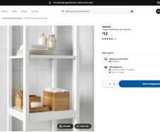 IKEA DRAGAN & TAVELAN Bamboo Bathroom Storage Sets