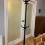 Coat stand - free standing, black, lower and higher hooks Image 3