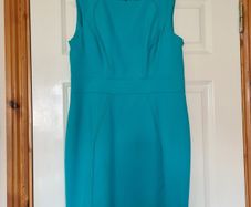 Aqua Panelled Dress - Size 12