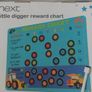 A Cool NEXT Brand Little Digger Reward Chart, Reusable Chart with Wipe Clean Pen and 28 Reward Magnets - BNIB - We Never Got Around to Using it!! Image 3