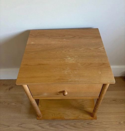 Zara Home Oak Bedside Locker