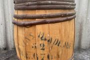 Vintage barrell storage container