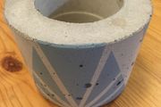 Ail + El Small Concrete Planter