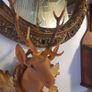 1950's Kitsch Thermometer Stag Head Image 6