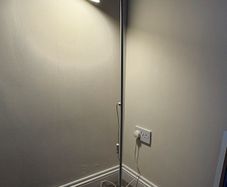 White IKEA floor lamps x 2