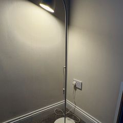White IKEA floor lamps x 2