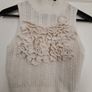 Zara cream sleeveless jumper Image 2