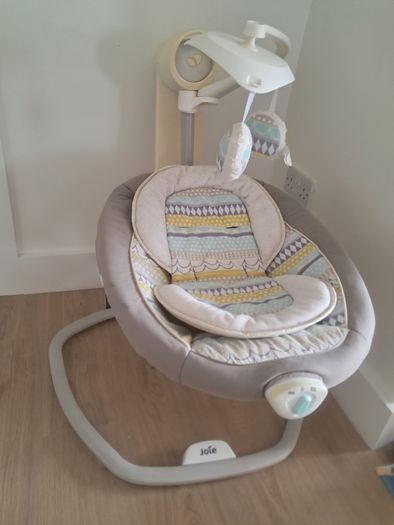 Joie Serina 2-in-1 Baby Swing & Rocker (Includes Brand New Mains Adapter)