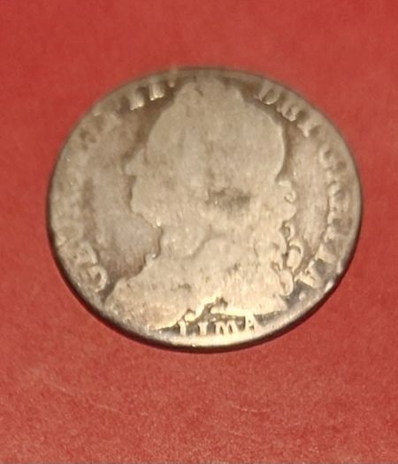 England 1745 GEORGE 2ND One Shilling Coin