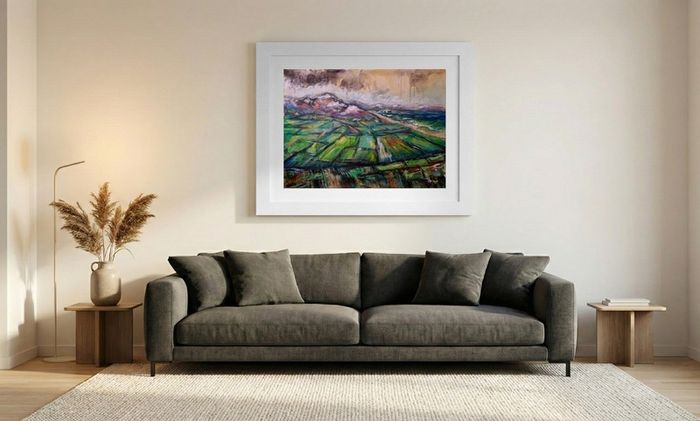 Riverside Landscape - The Mayo Green 87x65cm