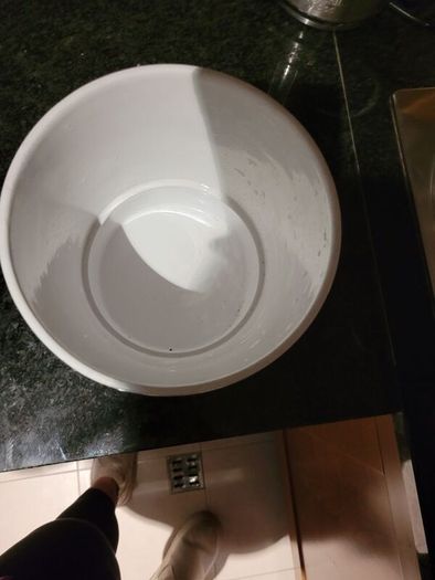 Medium Ceramic white flower pot from ikea  20 cm high